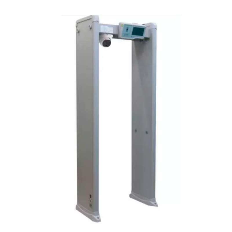 Arco detector de metales con càmara termográfica para detección de fiebre